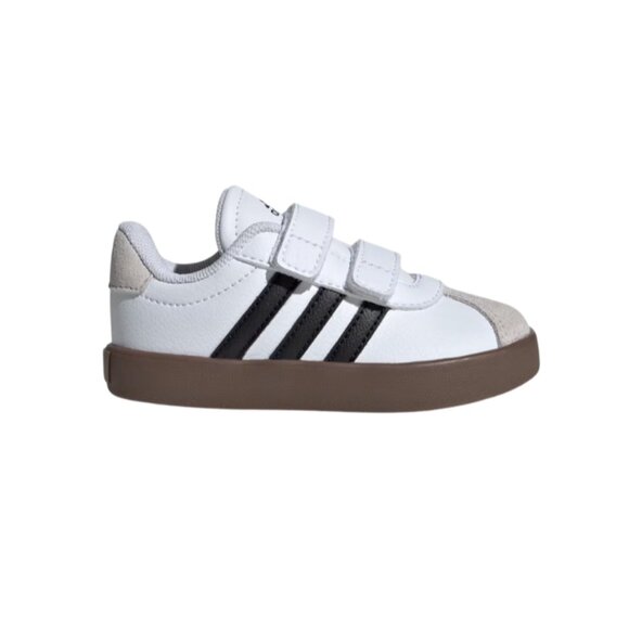 Adidas Kid's Unisex VL Court 3.0 CF I Leather Sneaker - Picture 1 of 4